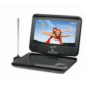 9" Portable DVD Player with Digital TV, Tuner, USB, SD Card Slot & Swivel